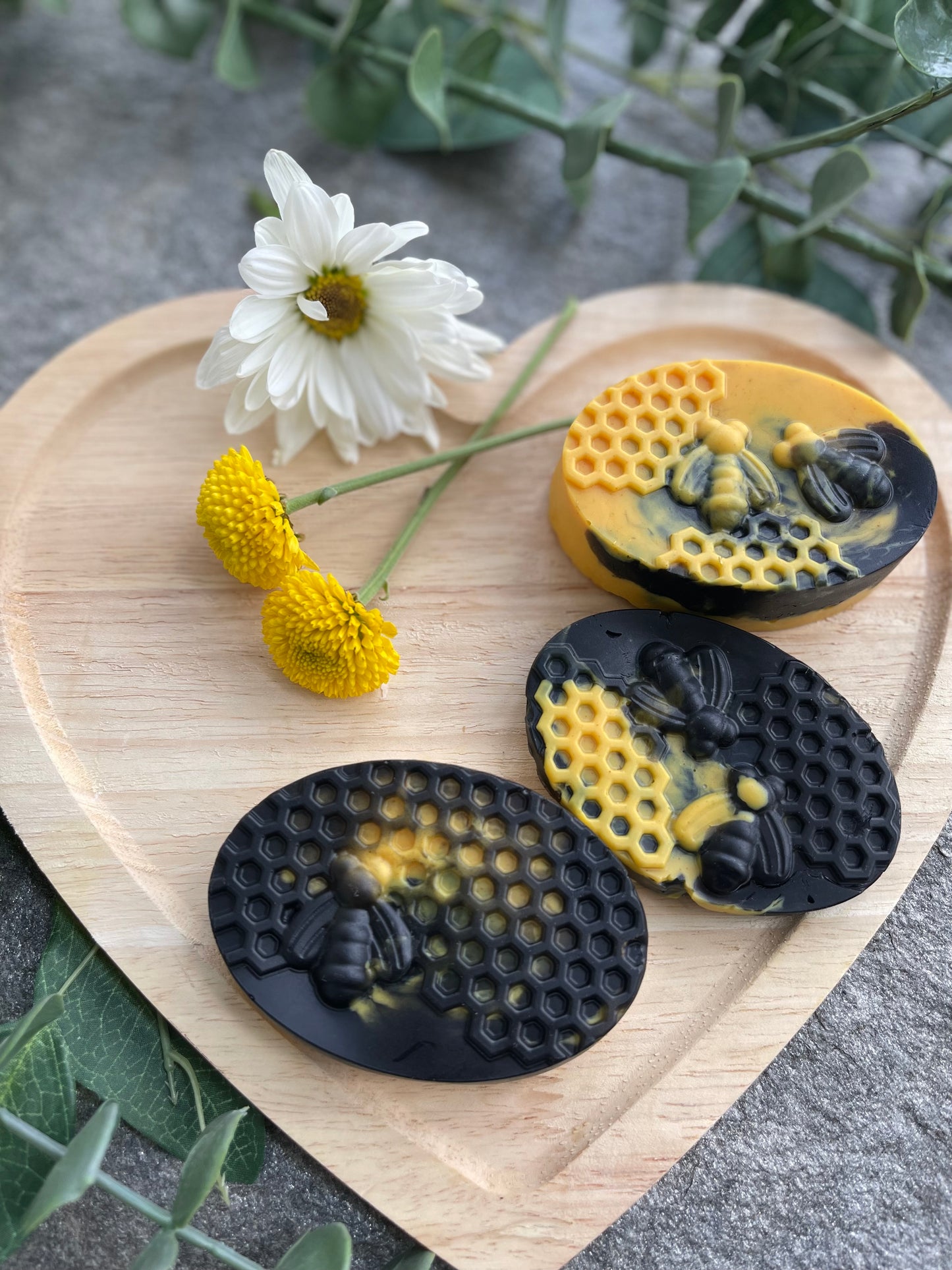 TURMERIC, DEHYDRATED CALENDULA FLOWER AND ACTIVATED CHARCOAL SOAP