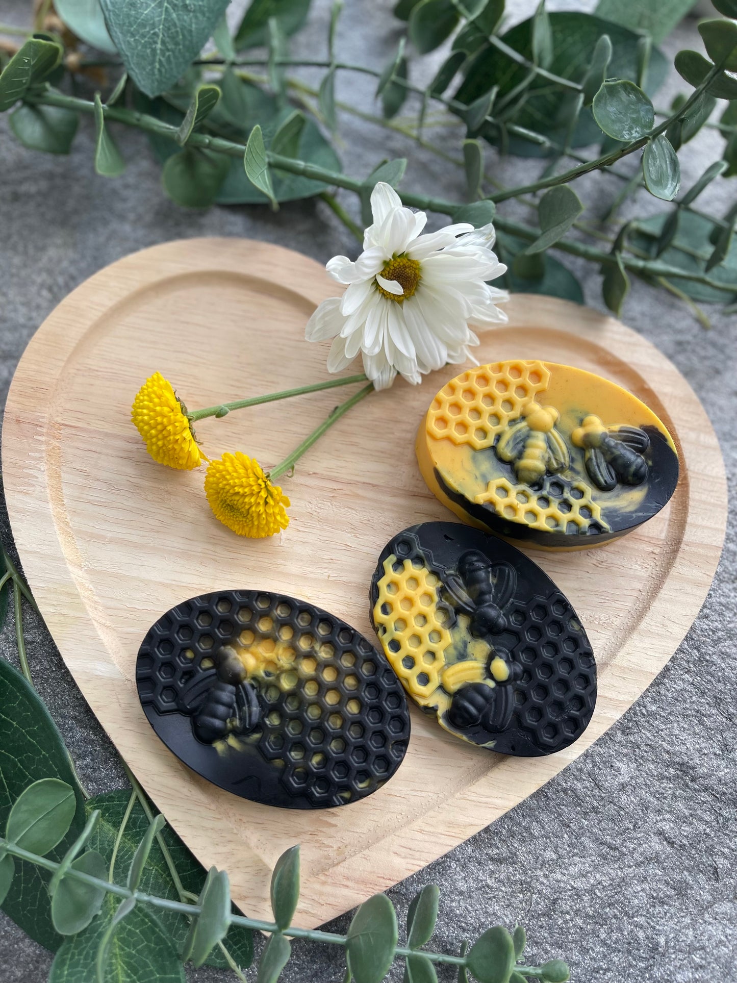 TURMERIC, DEHYDRATED CALENDULA FLOWER AND ACTIVATED CHARCOAL SOAP